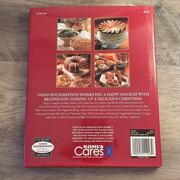 Good housekeeping cookbook cookies desserts Christmas holiday cook dessert - Picture 2 of 3